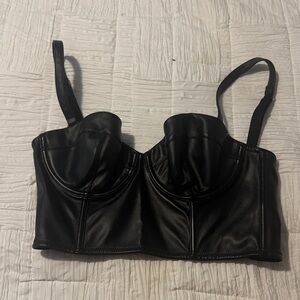 Victoria's Secret Black Crop Top